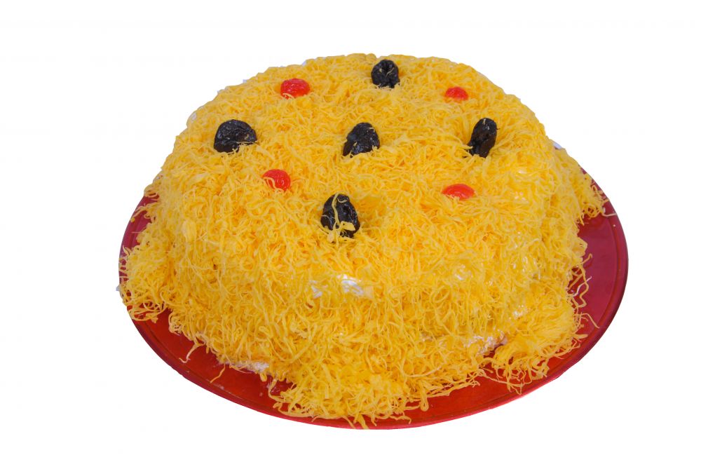 Bolo Redondo Fios de Ovos